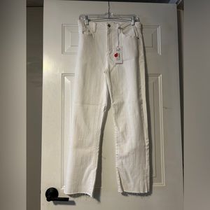 Just Black Denim White Jeans